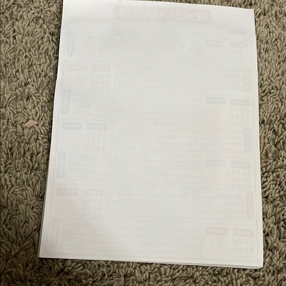 Weekly Health Tracker Planner - Picture 2 of 2
